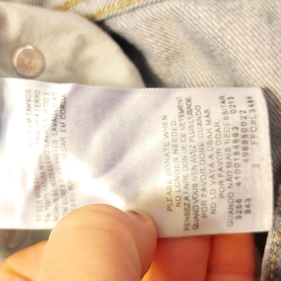 Levi's Denizen Adjustable 218 Slim Straight Leg Jeans size 14 - Picture 7 of 9